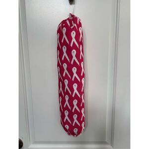 Handmade Plastic Bag Holder- Cancer signs  red and white sign2 available